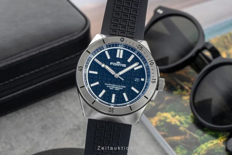 Fortis Marinemaster steel automatic men's watch F8120026 LP: 3200EUR [2602422]