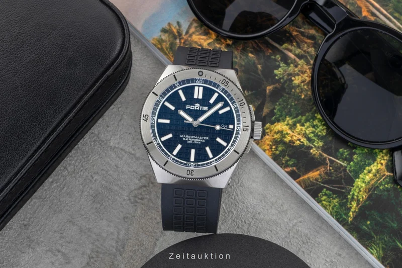 Fortis Marinemaster steel automatic men's watch F8120026 LP: 3200EUR [2602422]