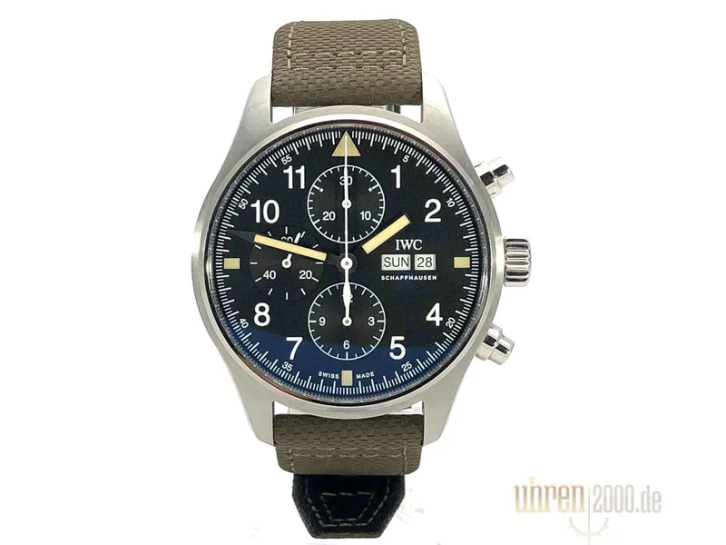IWC Fliegeruhr Chronograph IW377724 aus 2019 D-Papiere