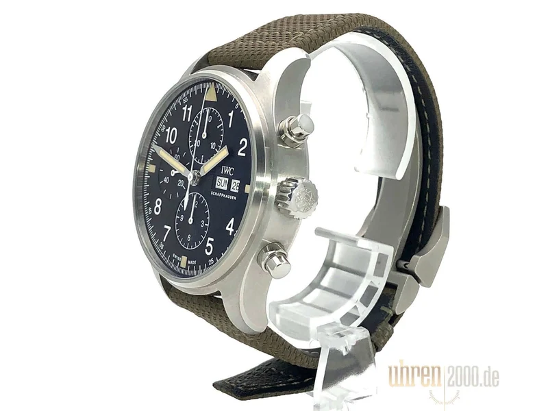 IWC Fliegeruhr Chronograph IW377724 aus 2019 D-Papiere