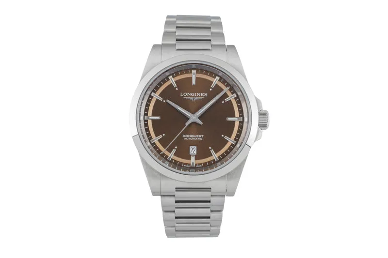 Longines Conquest steel automatic men's watch L3.830.4.62.6 LP: 2250EUR [2602536]