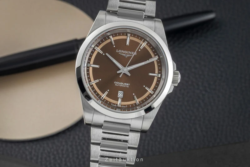 Longines Conquest steel automatic men's watch L3.830.4.62.6 LP: 2250EUR [2602536]