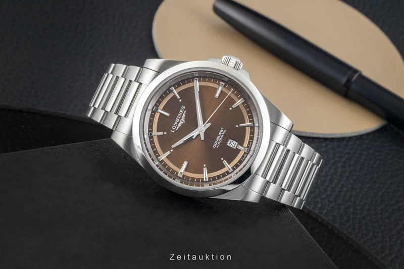 Longines Conquest steel automatic men's watch L3.830.4.62.6 LP: 2250EUR [2602536]