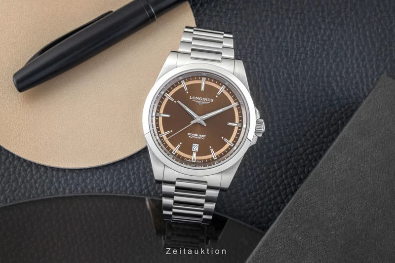 Longines Conquest steel automatic men's watch L3.830.4.62.6 LP: 2250EUR [2602536]