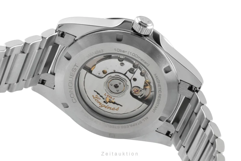 Longines Conquest steel automatic men's watch L3.830.4.62.6 LP: 2250EUR [2602536]
