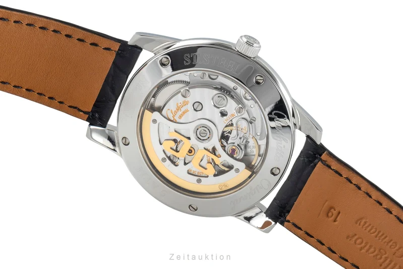 Glashütte Senator steel automatic men's watch 1-39-11-05-03-04 [2602507]
