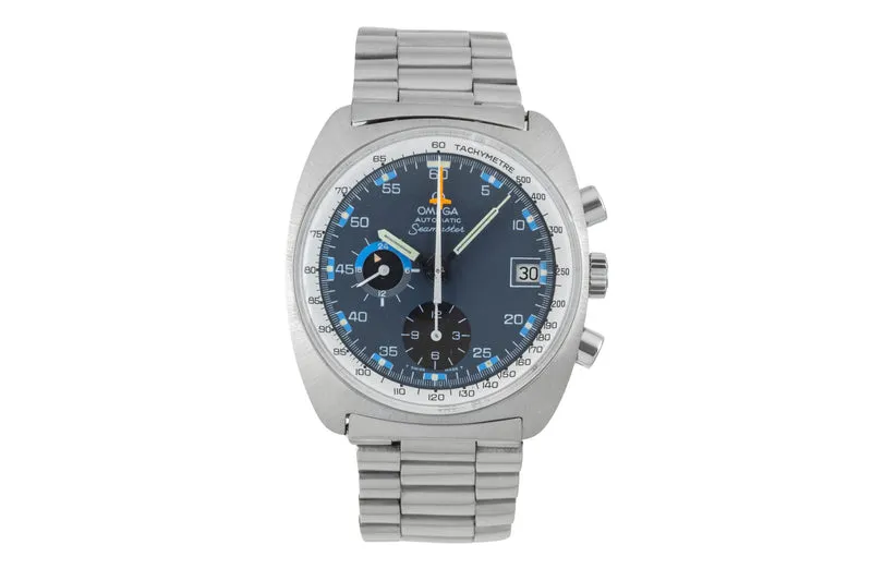 Omega Seamaster chronograph steel automatic men's watch ST 176.007 Vintage [2601679]