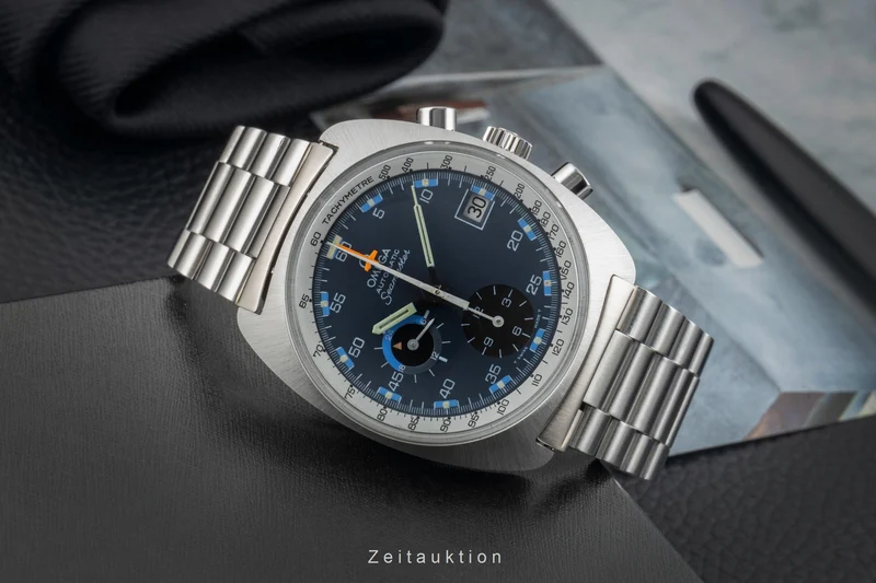 Omega Seamaster chronograph steel automatic men's watch ST 176.007 Vintage [2601679]