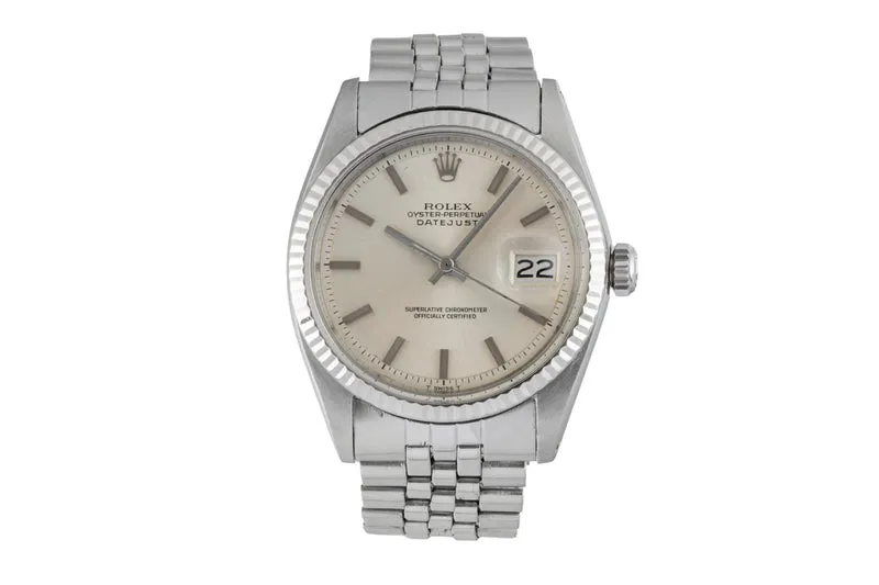 Rolex Datejust steel / white gold automatic men's watch 1601 Vintage [2601849]