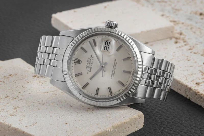 Rolex Datejust steel / white gold automatic men's watch 1601 Vintage [2601849]