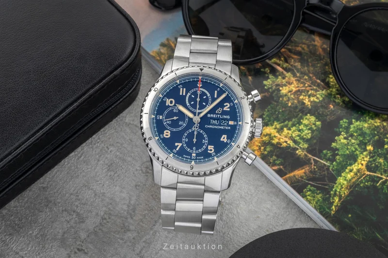 Breitling Aviator 8 chronograph steel automatic men's watch A13316101C1A1 LP: 6200EUR [2602369]