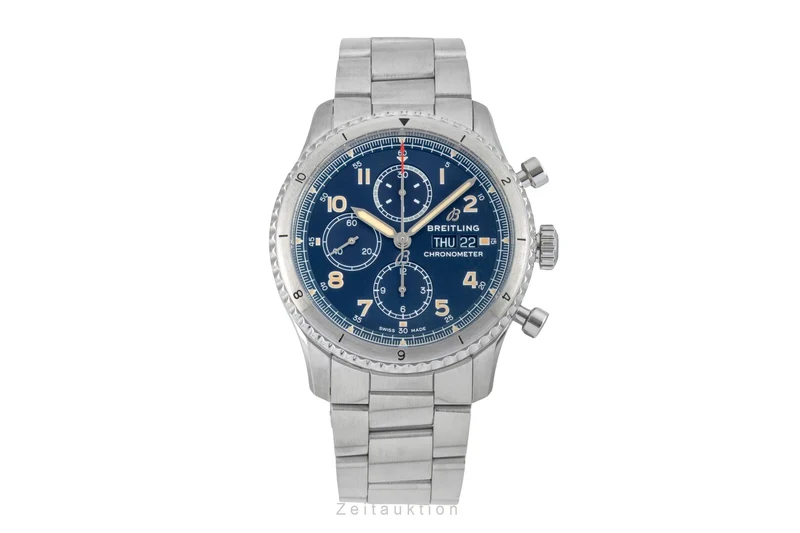 Breitling Aviator 8 chronograph steel automatic men's watch A13316101C1A1 LP: 6200EUR [2602369]