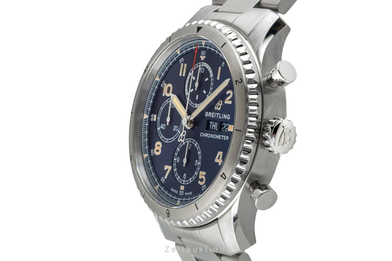 Breitling Aviator 8 chronograph steel automatic men's watch A13316101C1A1 LP: 6200EUR [2602369]