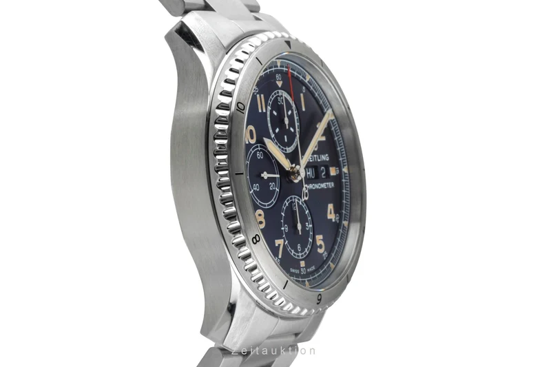 Breitling Aviator 8 chronograph steel automatic men's watch A13316101C1A1 LP: 6200EUR [2602369]