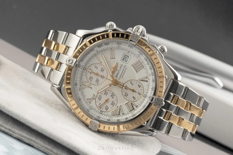 Breitling Crosswind chronograph steel / gold automatic men's watch D13355 [2602466]