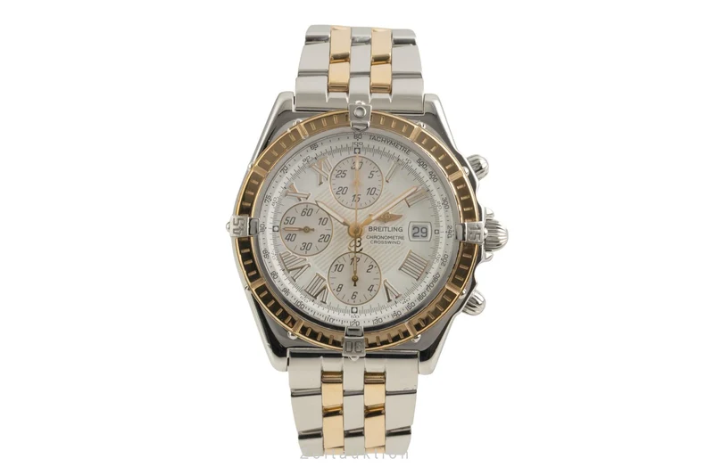Breitling Crosswind chronograph steel / gold automatic men's watch D13355 [2602466]