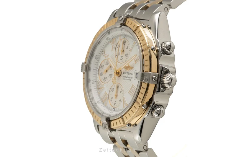 Breitling Crosswind chronograph steel / gold automatic men's watch D13355 [2602466]