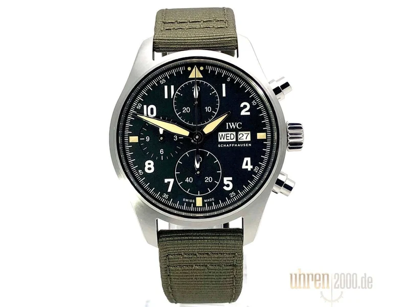 IWC Pilots Watch Chronograph Spitfire IW387901 aus 2020 D-Papiere