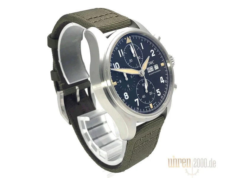 IWC Pilots Watch Chronograph Spitfire IW387901 aus 2020 D-Papiere