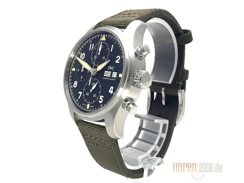 IWC Pilots Watch Chronograph Spitfire IW387901 aus 2020 D-Papiere