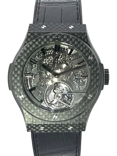 Hublot Classic Fusion Tourbillon Cathedral Minute Repeater Carbon 504.QX.0110.LR