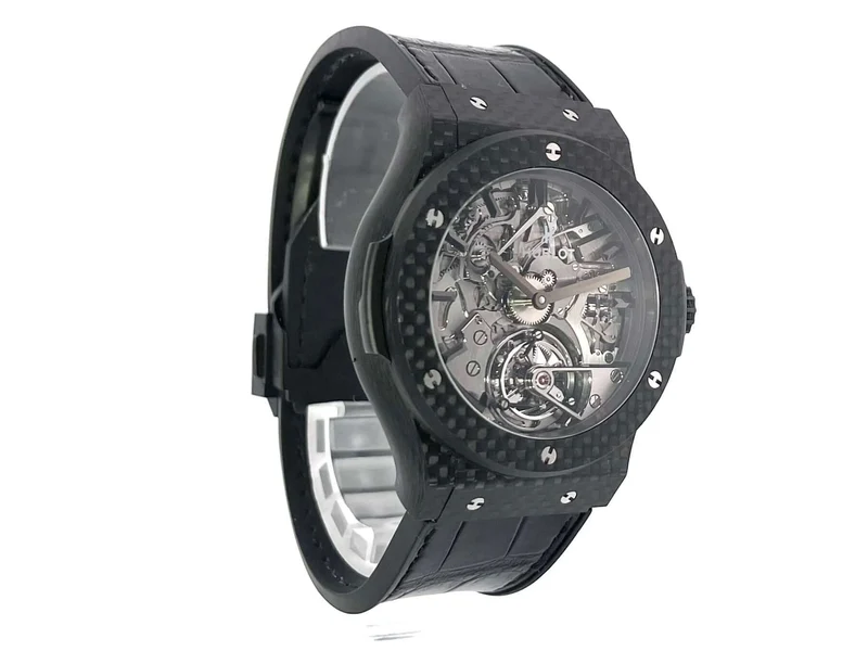 Hublot Classic Fusion Tourbillon Cathedral Minute Repeater Carbon 504.QX.0110.LR