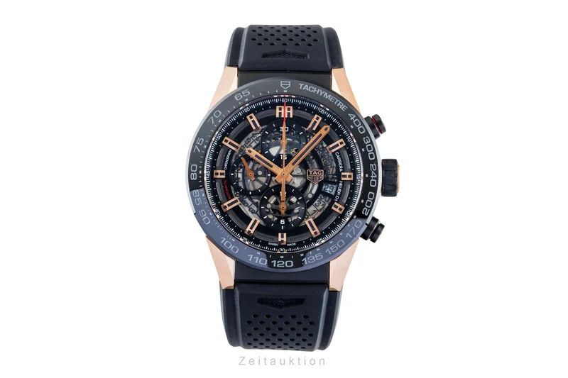 Tag Heuer Carrera chronograph titanium / gold automatic men's watch CAR2A5A.FT6044 [2602408]