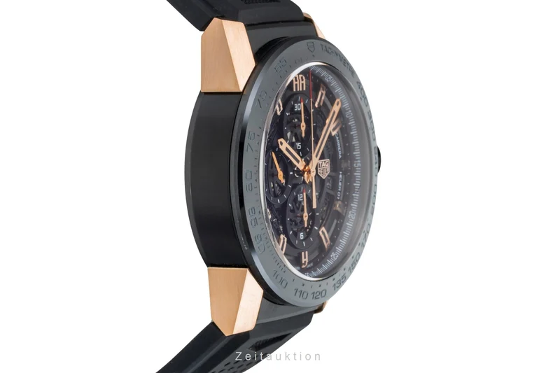Tag Heuer Carrera chronograph titanium / gold automatic men's watch CAR2A5A.FT6044 [2602408]