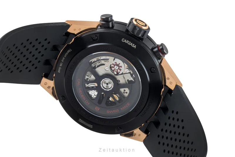 Tag Heuer Carrera chronograph titanium / gold automatic men's watch CAR2A5A.FT6044 [2602408]
