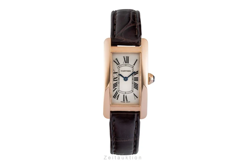 Cartier Tank Américaine 18 ct red gold quartz women's watch W2607456 [2602711]