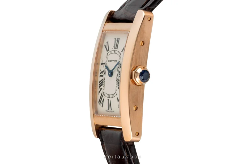 Cartier Tank Américaine 18 ct red gold quartz women's watch W2607456 [2602711]