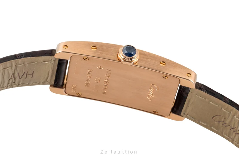 Cartier Tank Américaine 18 ct red gold quartz women's watch W2607456 [2602711]