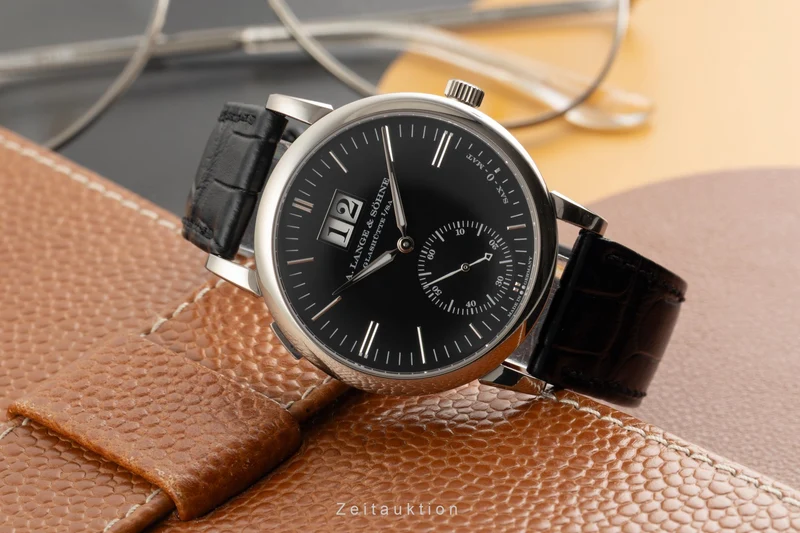 A. Lange & Söhne Langematik 18 ct white gold automatic men's watch 308.027 [2602215]