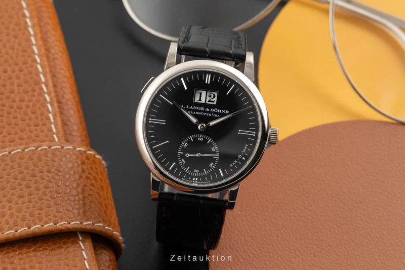 A. Lange & Söhne Langematik 18 ct white gold automatic men's watch 308.027 [2602215]