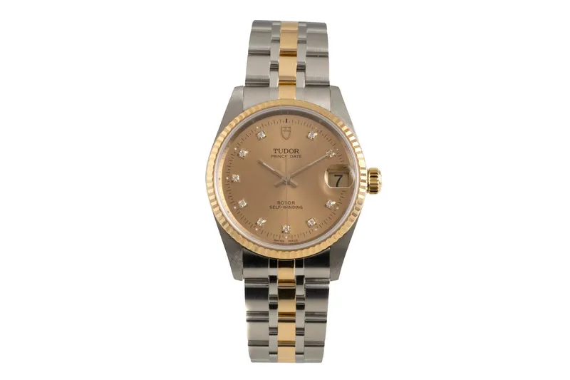 Tudor Prince Date steel / gold automatic unisex 72033 [2602329]