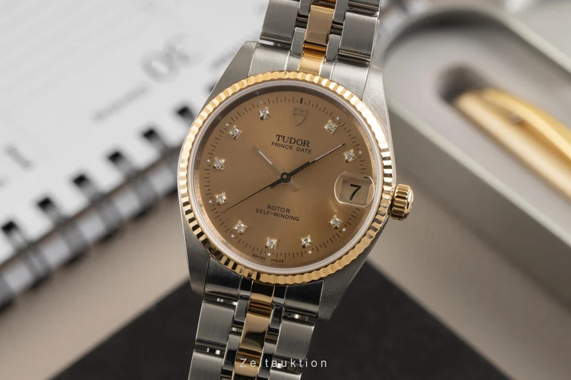 Tudor Prince Date steel / gold automatic unisex 72033 [2602329]