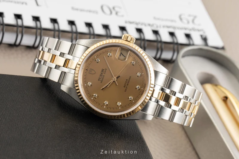 Tudor Prince Date steel / gold automatic unisex 72033 [2602329]
