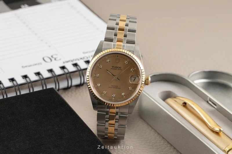 Tudor Prince Date steel / gold automatic unisex 72033 [2602329]