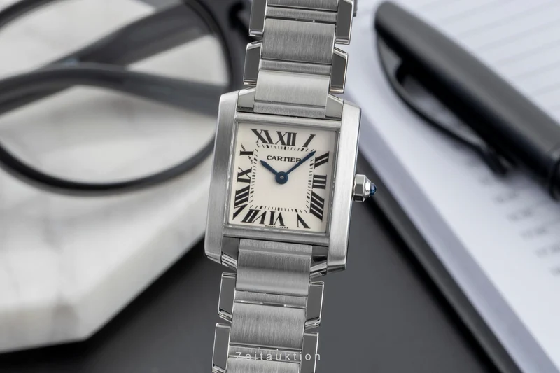 Cartier Tank Francaise steel quartz women's watch W51008Q3 [2602388]