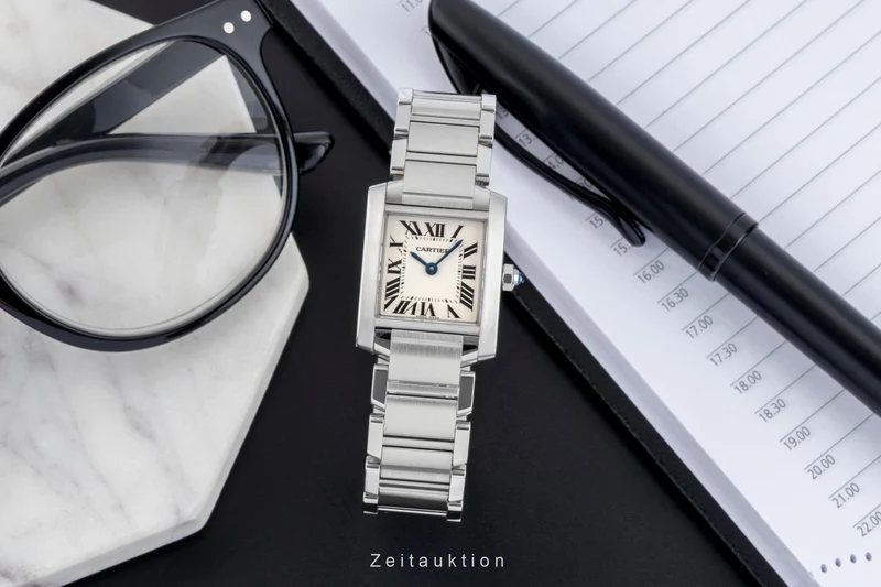 Cartier Tank Francaise steel quartz women's watch W51008Q3 [2602388]