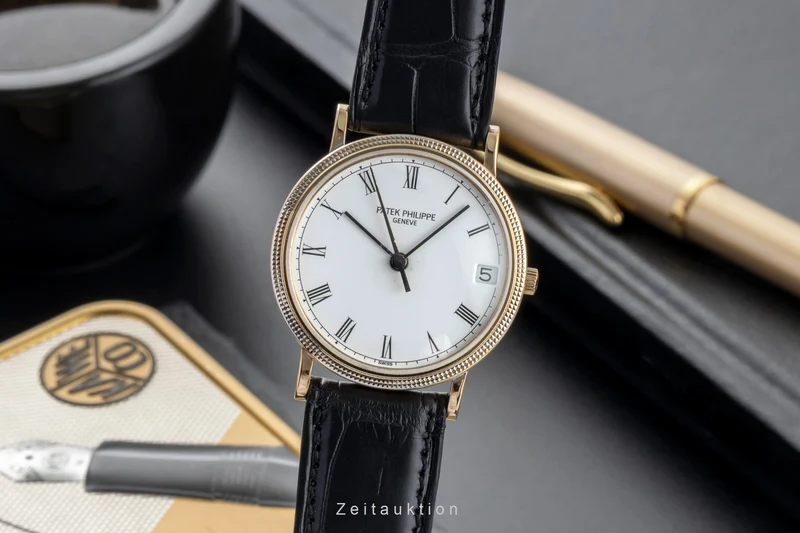 Patek Philippe Calatrava 18 ct gold automatic men's watch 3802/100 [2601735]