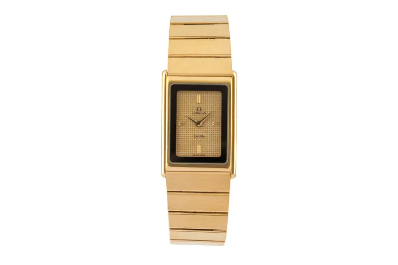 Omega De Ville gilt-brass quartz unisex 791.0868 Vintage [2601787]