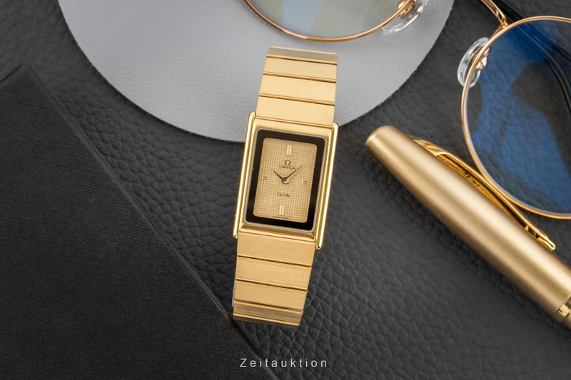 Omega De Ville gilt-brass quartz unisex 791.0868 Vintage [2601787]