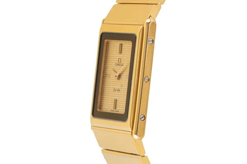 Omega De Ville gilt-brass quartz unisex 791.0868 Vintage [2601787]