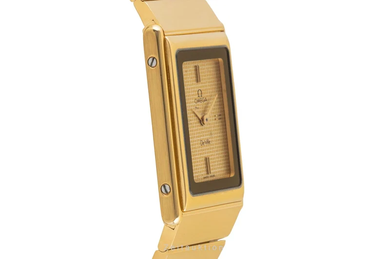 Omega De Ville gilt-brass quartz unisex 791.0868 Vintage [2601787]