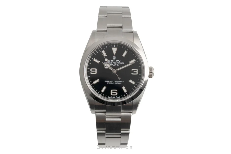 Rolex Explorer steel automatic men's watch 124270 [2602638]