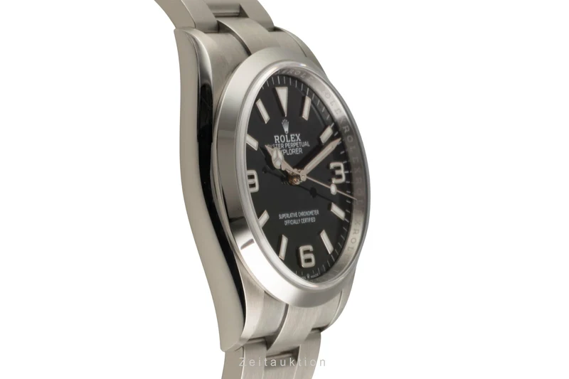 Rolex Explorer steel automatic men's watch 124270 [2602638]