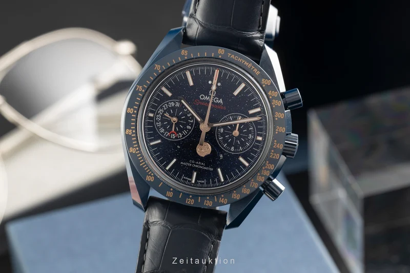 Omega Speedmaster Moonwatch chronograph ceramic automatic men's watch 304.93.44.52.03.002 [2602594]