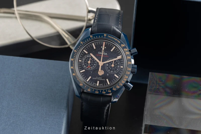 Omega Speedmaster Moonwatch chronograph ceramic automatic men's watch 304.93.44.52.03.002 [2602594]