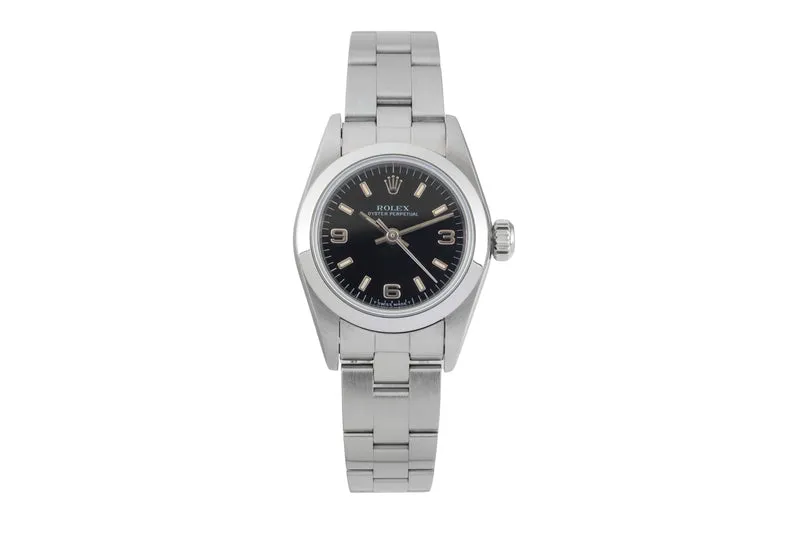 Rolex Oyster Perpetual steel automatic women's watch 67180 [2602275]
